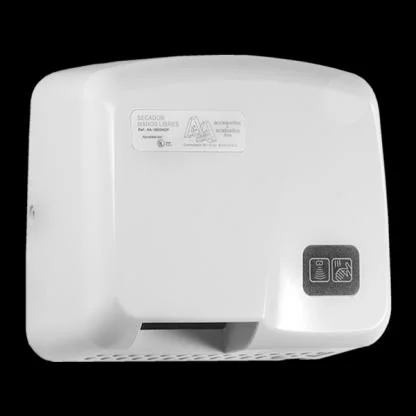 Secador Eléctrico para Manos. 110 v / 120 v. Tiempo de secado 30 a 35 sg. Nivel Sonido: 64 dB - 1-AA-1800 HOP Ferregriferías S.A.S.